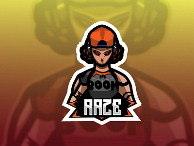 Valotant RAZE Espprt Mascot logo