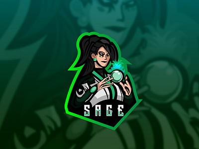 Valotant SAGE Espprt Mascot logo