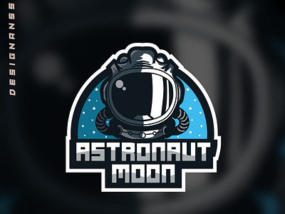 "ASTRONAUT" ESPORTS MASCOT LOGO DESIGN colors design esport gamming graphic illustration logo mascot logo planet ux