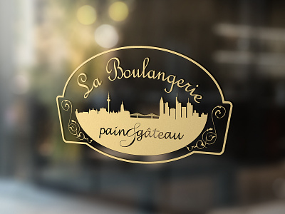 La Boulangerie - logo branding design drawing graphic design illustration illustration art logo vector visual identity