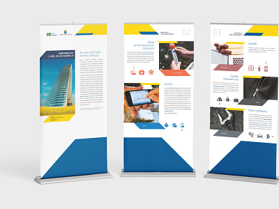 Swedish Innovations design graphic design large format print design roll ups rollup banner series