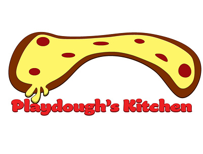 Playdough s Kitchen Full Color animation branding design illustration logo vector
