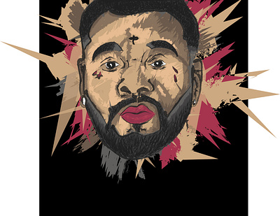 Kevin Gates Abstract animation illustration vector