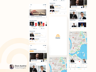 CJustice Mobile interface justice lawyer productdesign ui uidesign