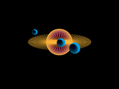 Space Letter "O" 36days alphabet art branding collaboration design graphic design icon illustration illustrator logo space type vector