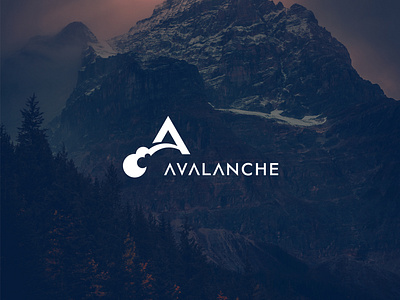 Avalanche logo branding design logo minimal modern