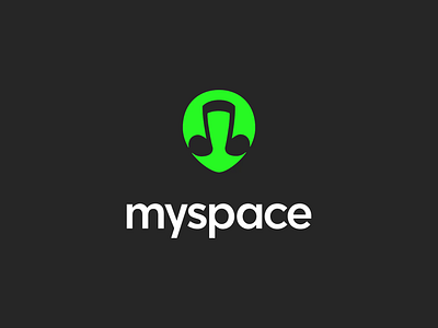 Myspace Rebranding Concept brand brand design branding company branding concept conceptual design flat flat design logo logo design marketing challenge music industry myspace social media strategic design visual identity