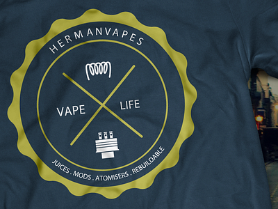 Herman Vapes Tshirt Design 2