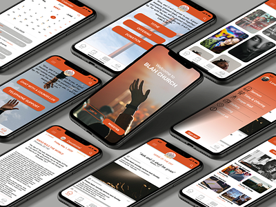 church application ui app app design application church church branding church design ui uidesign uiuxdesign