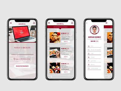 Santo Delivery App IU/UX project