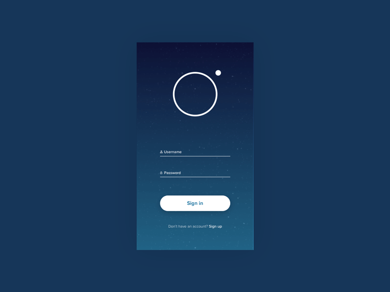 Daily UI 001 animation daily design login motion sign up ui