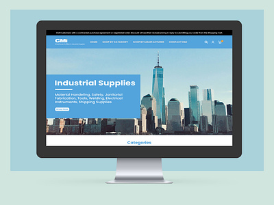 CMI Industrial UI/UX app design mockup typography ui uiux ux web web mockup website
