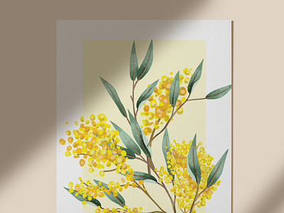 Flowers Illustration Painting design illustration mockup vector