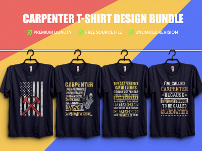 Carpenter T Shirt Design Bundle - Hello Dribbble carpenter clothing t shirt carpenter work t shirts custom tshirt design funny carpenter quote merch by amazon merch by amazon shirts t shirt design vector t shirt design vector reviews tshirt design amazon typography design typography tshirt design union carpenter shirts