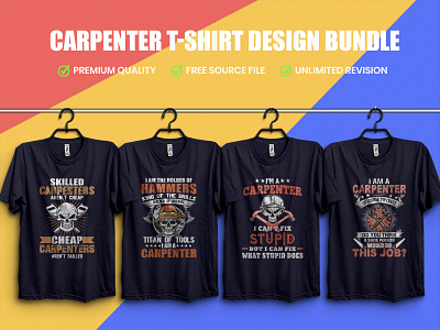 Carpenter T Shirt Design Bundle - Hello Dribbble carpenter clothing t shirt carpenter work t shirts custom tshirt design funny carpenter quote merch by amazon merch by amazon shirts t shirt design vector t shirt design vector reviews tshirt design amazon typography design typography tshirt design union carpenter shirts