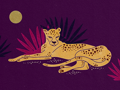 Leopard animal illustration cheetah design flat design illustration illustration design illustrator leopard minimalism nature illustration vector vector art