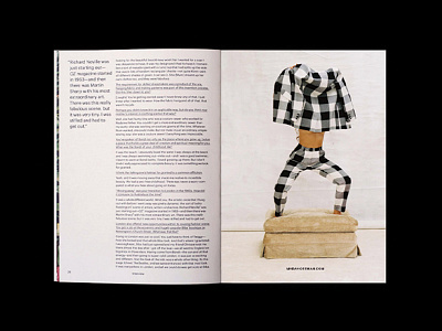 Print advertisement for Lindsay Magazine advertising branding fashion graphic design marketing print
