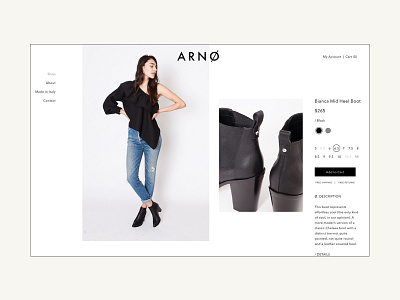 Product Page design branding fashion graphic design shopify ui ux web design