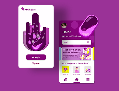 health app design figma health app illustration learning