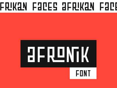 Fonte Afronik - Grátis para uso pessoal e comercial design font font design fonts typography