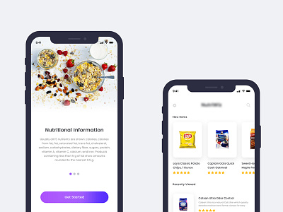 Nutrition iOS app