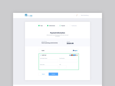 Payment Page