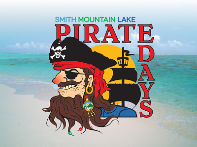 Pirate Days Logo design illustration logo