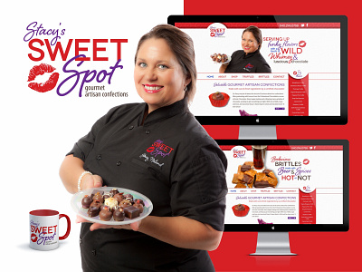 Stacy's Sweet Spot branding design logo web