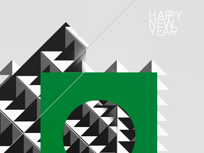 HNY Lite abstract geometry graphic triangle