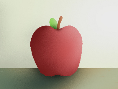 Apple apple design digital experiments fruit illustration study texture
