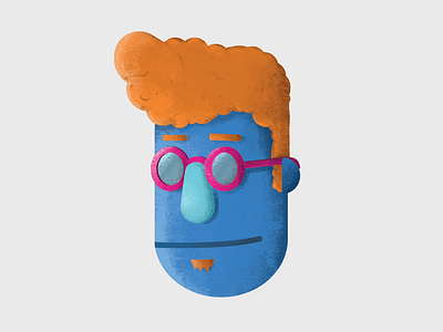 Puppet Dude character concept design illustration nerd puppet texture