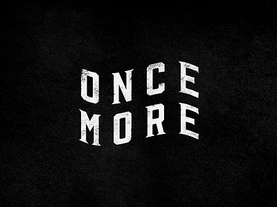 Once More flow logo more motto once type