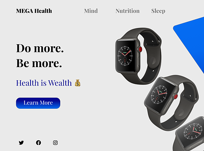 Mega Health app covid19 health healthy icon logo minimal minimalist smarthome smartphone smartwatch ui ux vector