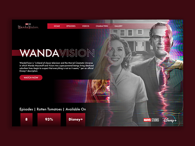 WandaVision: Landing Page