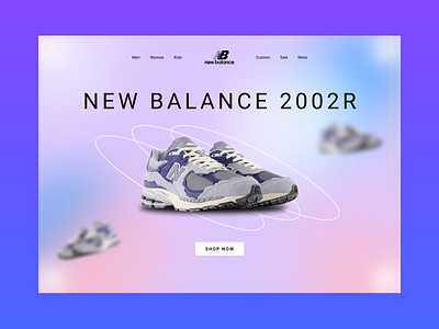 New Balance Shoes Site design figma graphic design landingpage ui ux webdesign website
