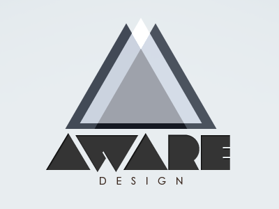 Aware Design Co. aware design identity logo
