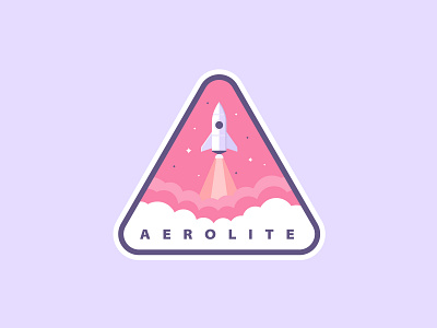 Rocketship Logo badge badgedesign dailylogochallenge logo logodesign logotype rocket rocket logo rocketship rocketship logo