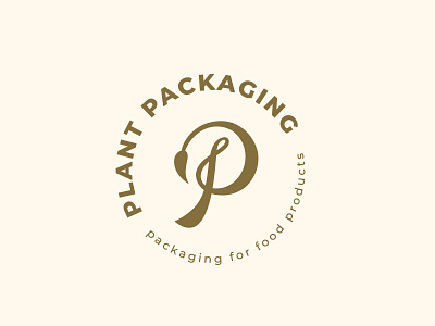 Plant Packaging Logo badge badge design branding letter p lettering logo logodesign logomark logotype minimal symbol