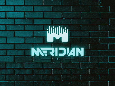 Meridian Nihgt Club Logo branding lettering logo logodesign logotype m logo minimal nightclub type typedesign typography wordmark wordmark logo