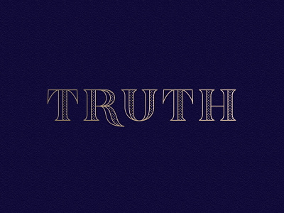 Truth Logo branding custom logo customtype handdrawn logo logodesign logotype type type design type designer typography