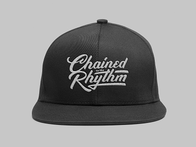 Chained to the Rhythm - Lettering Design apparel cap custom lettering design hand drawn hand writing handlettering lettering type type design typography