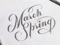 March. Spring