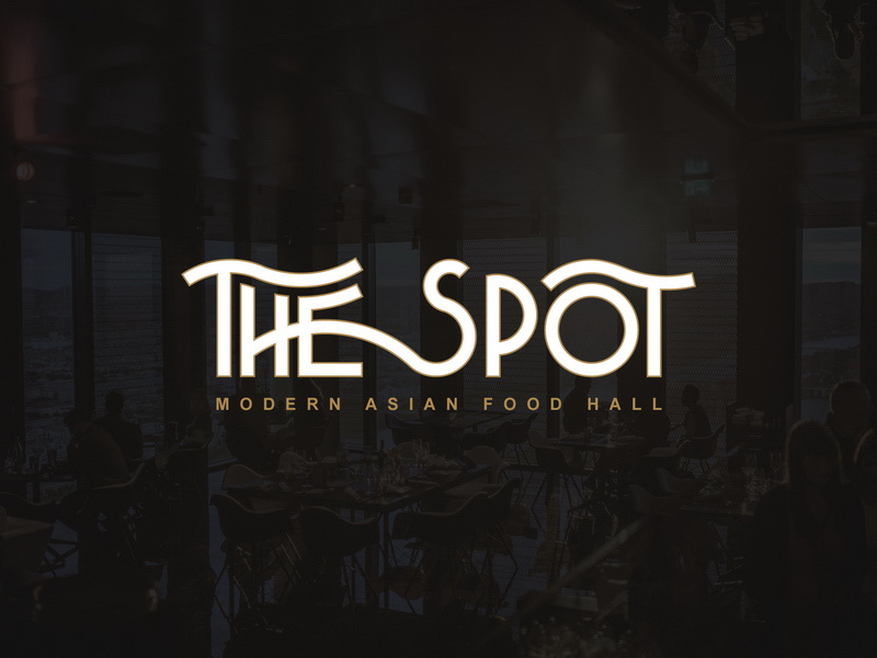 The Spot Logo typedesign type logotype logodesign logo lettering handlettering