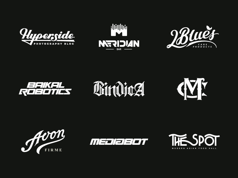Lettering Logotypes logos logofolio handlettering typedesign type logodesign logotype logo lettering