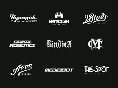 Lettering Logotypes handlettering lettering logo logodesign logofolio logos logotype type typedesign