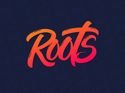 Lettering Logo for ROOTS