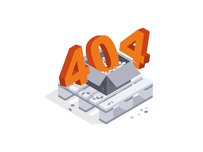 Error 404 page 404 404 error 404page error 404 illustration isometric isometric art isometry ux web web design website