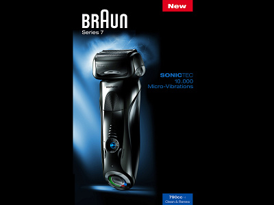 packshot | Braun | shaver series 7 3d design illustration visualisierung