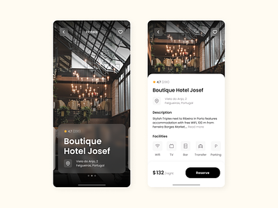 Hotel - Mobile Design App app app ui design hotel hotels mobile app design mobile design tour tourism ui