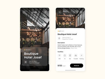 Hotel - Mobile Design App